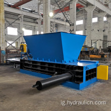 Hopper Type Metal Mkpọ Baling Press Recycling Machine